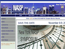 Tablet Screenshot of nasp-ny.org